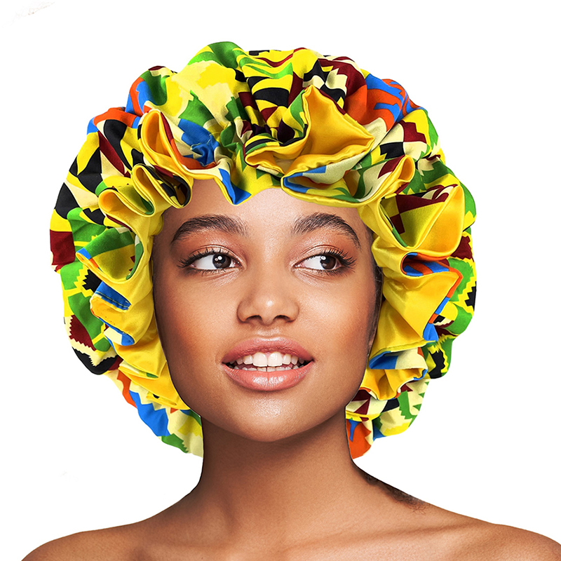 Head Wrap Turban - African Pattern Print Bonnet Hijabs Hat