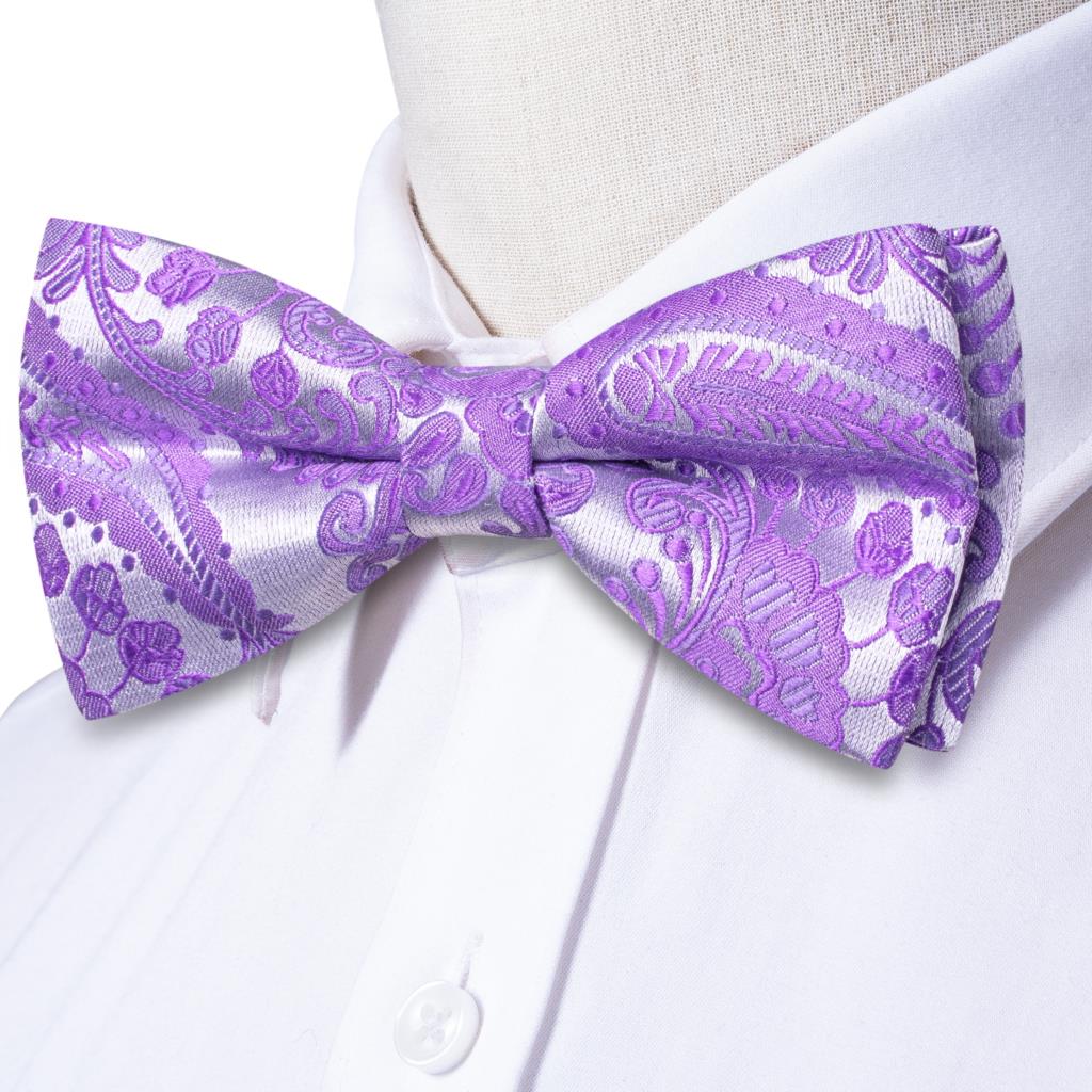 Purple Lilac Lavender Pansy Vi - Bow Tie Pre Tied ulasan dan harga