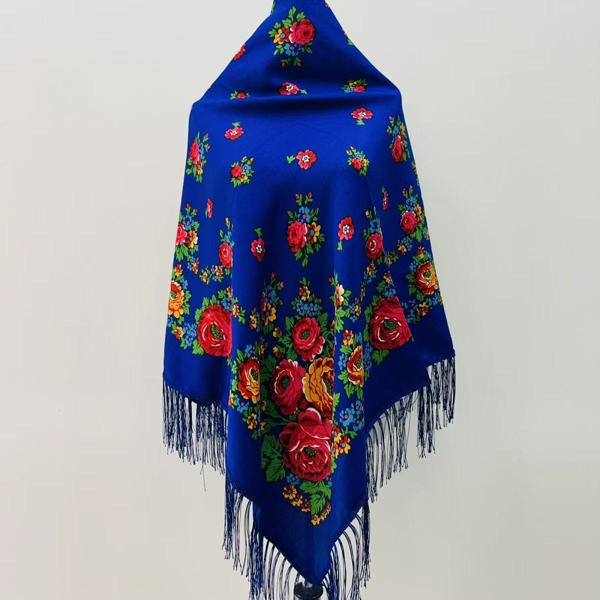 120*120cm Luxury Floral Russia - Bandana Cotton ulasan dan harga