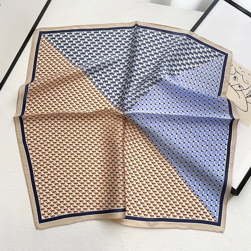 New scarf women spring printed - Scarf Silk Square ulasan dan harga