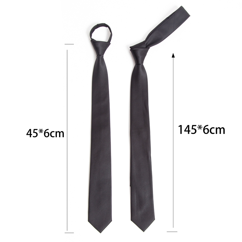 Black Colors Zipper Tie Handma - Skinny Tie Men ulasan dan harga