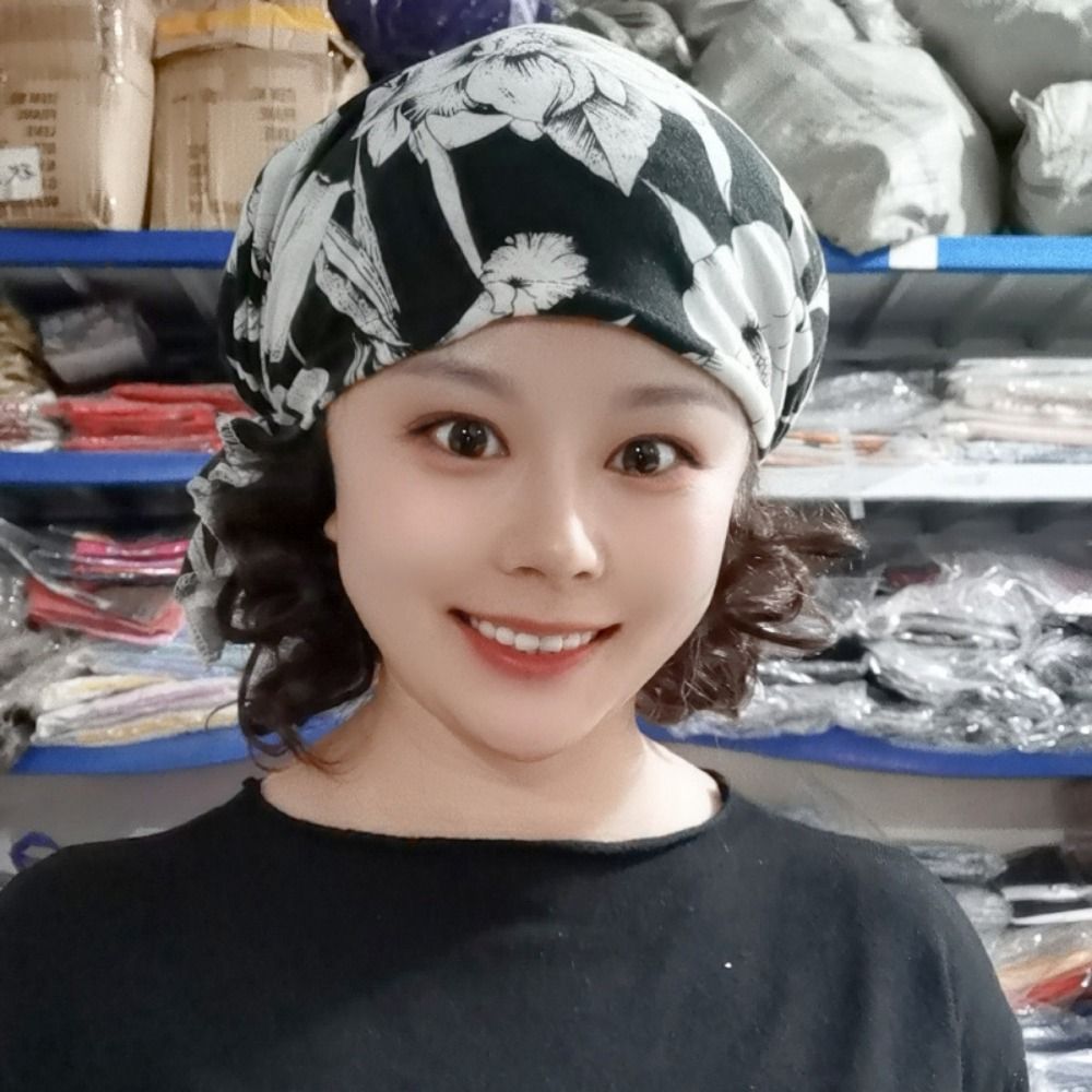 High Quality Floral Print Turb - Head Wrap Turban ulasan dan harga