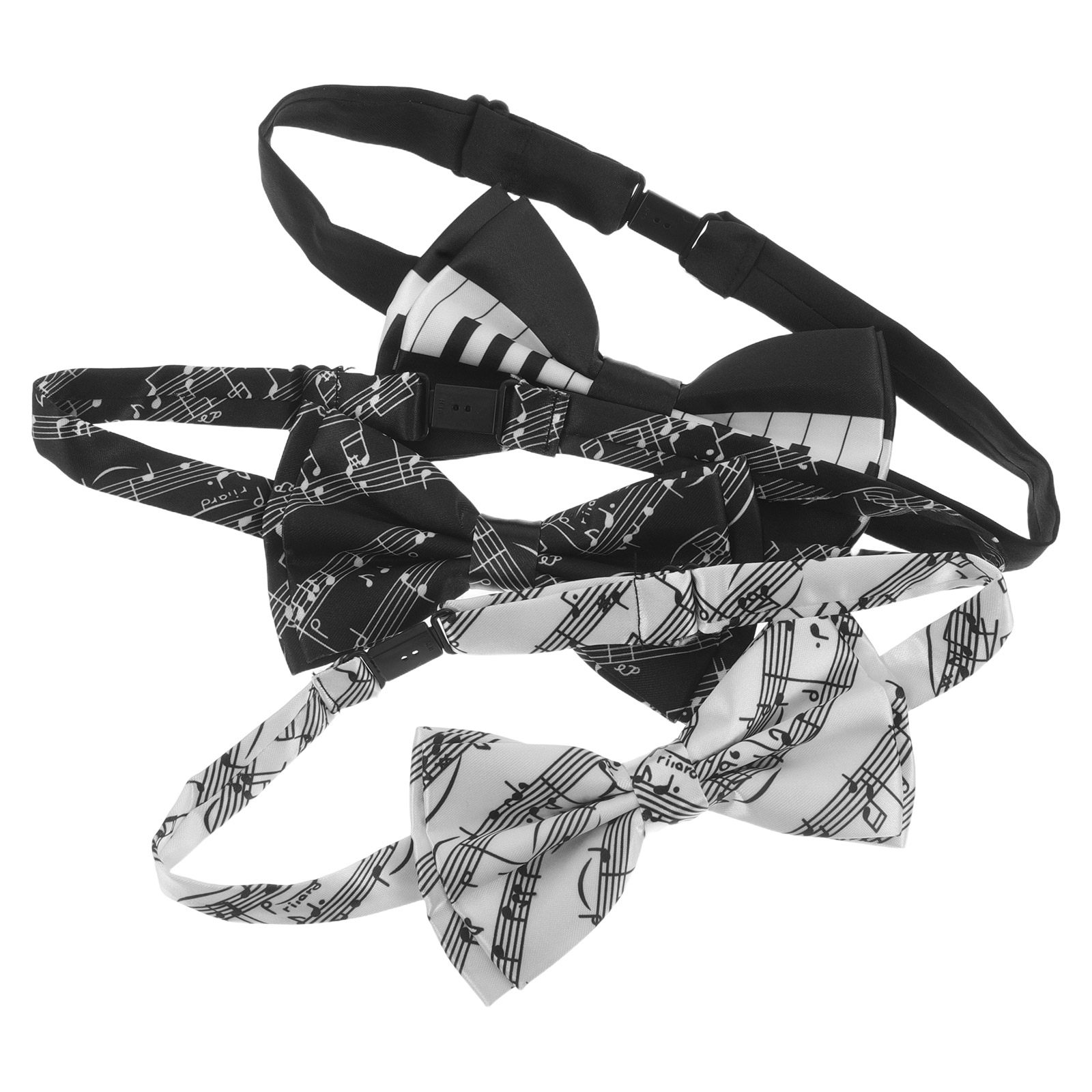 3pcs Piano Theme Bow Tie Pre-T - Bow Tie Pre Tied ulasan dan harga