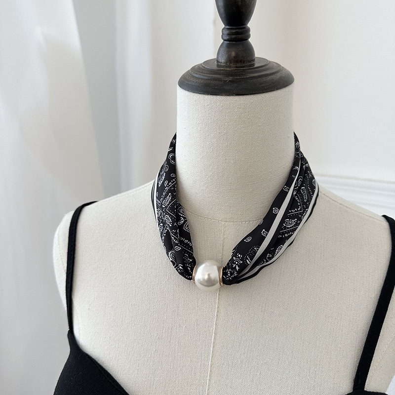 Printed Silk Scarf with Magnet - Face Scarf Mask ulasan dan harga