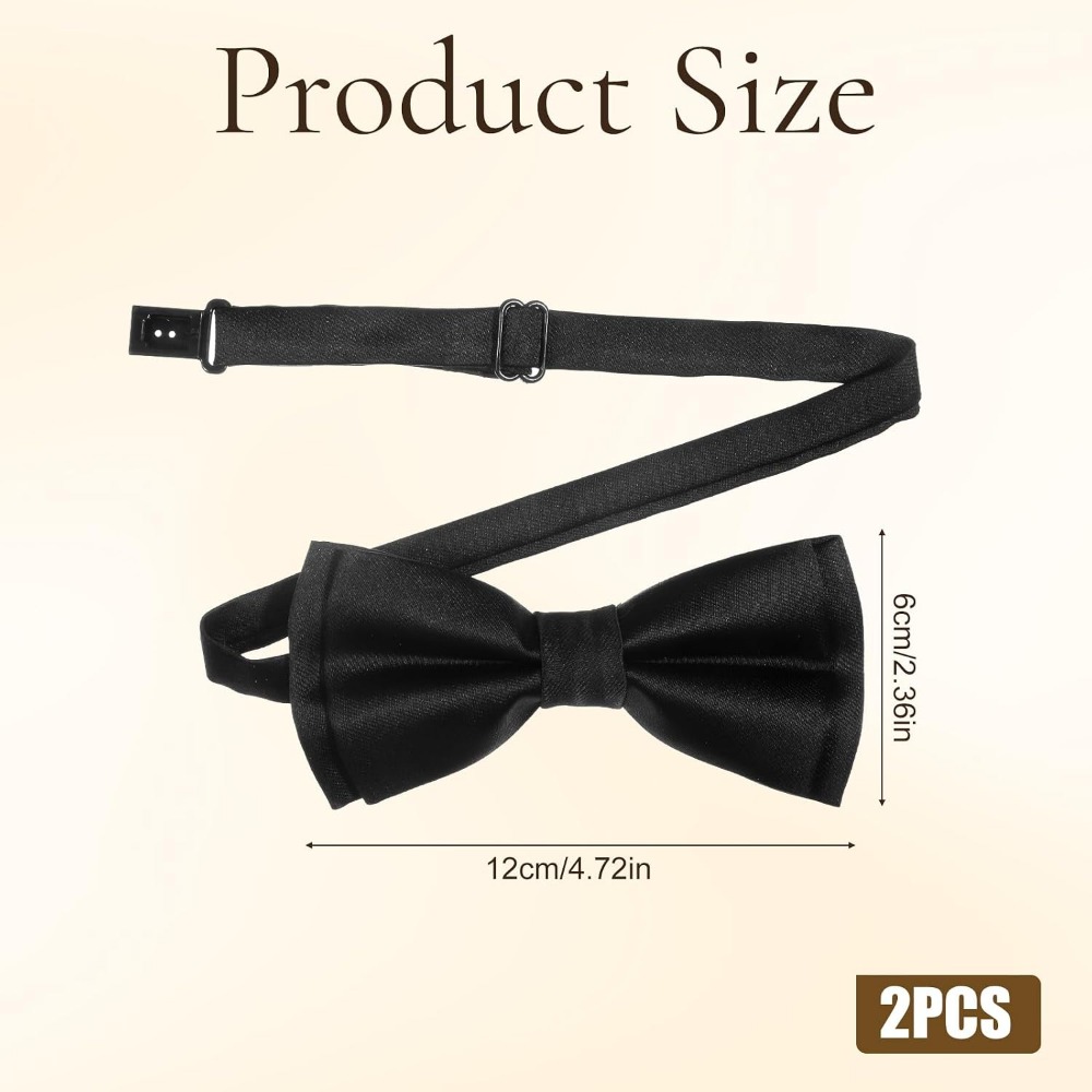 Men's Bow Ties, 2-Pack Solid C - Bow Tie Pre Tied ulasan dan harga