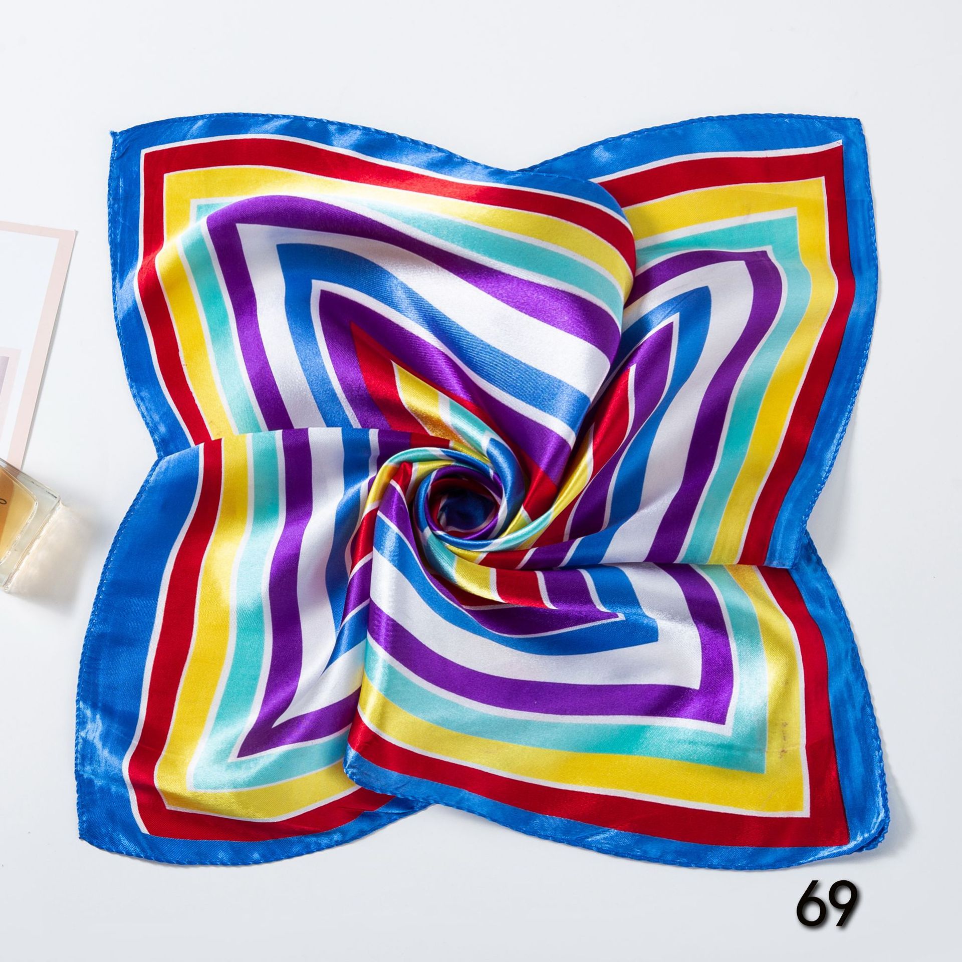50*50cm Square Silk Scarves Sc - Silk Neck Scarf ulasan dan harga