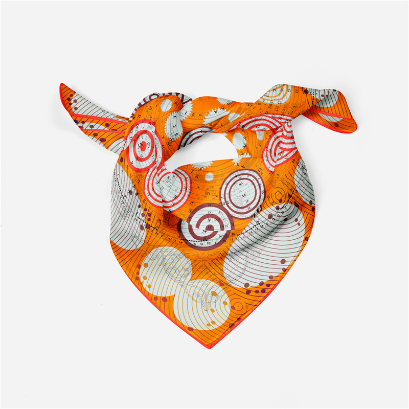 53cm Woman Scarf Shawl 100% Tw - Silk Neck Scarf ulasan dan harga