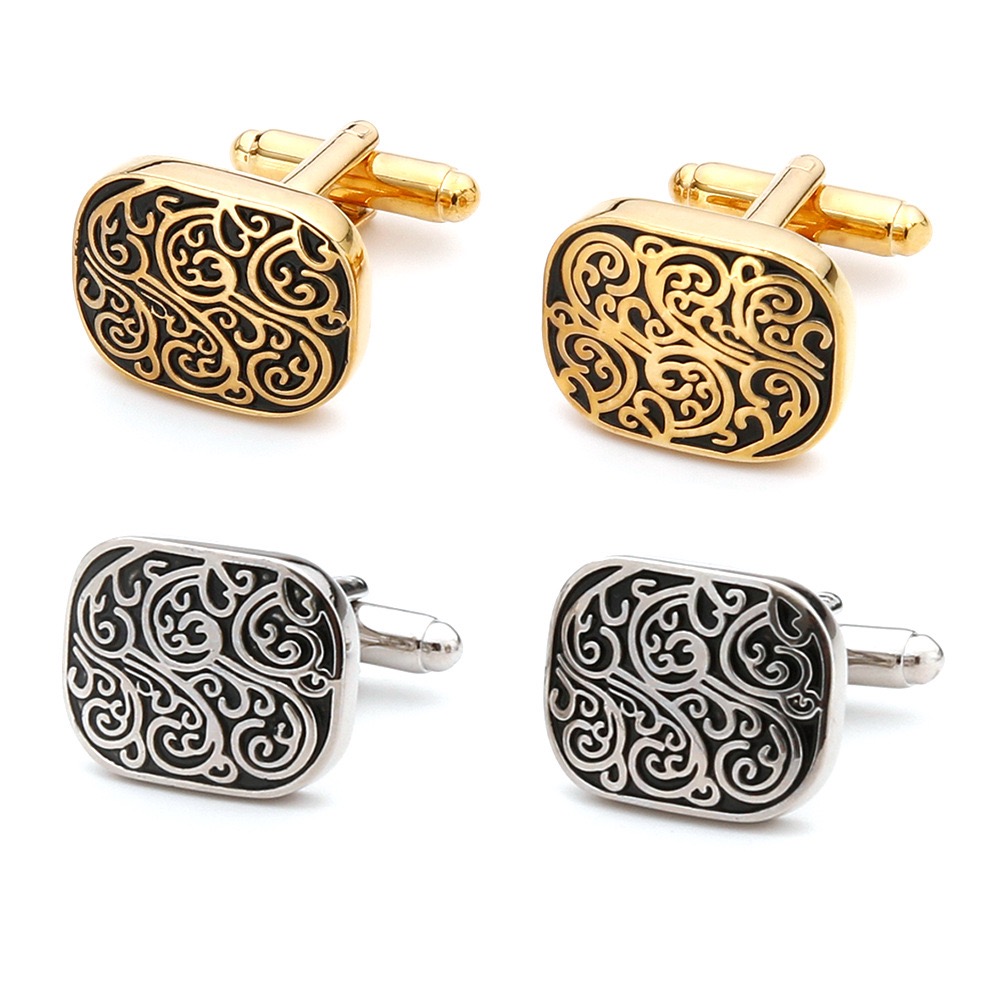 High Quality Gold Cufflinks Vi - Tie Clip Silver ulasan dan harga