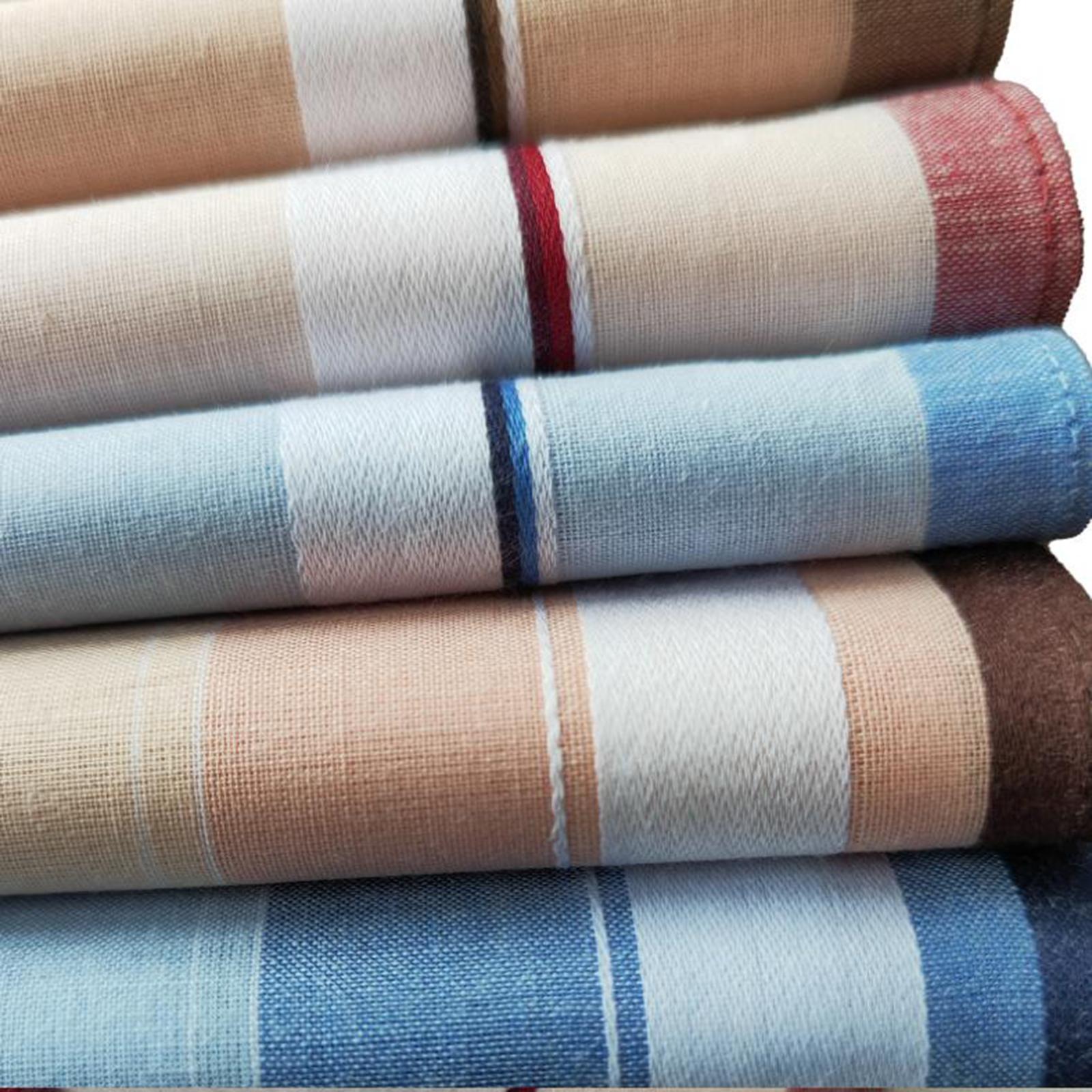 6Pcs Pocket Square Hankies 40c - Handkerchief Cotton Men ulasan dan harga