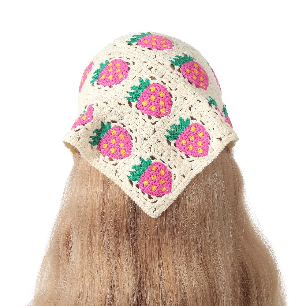 Vintage Weaving Knitting Flowe - Head Wrap Turban ulasan dan harga