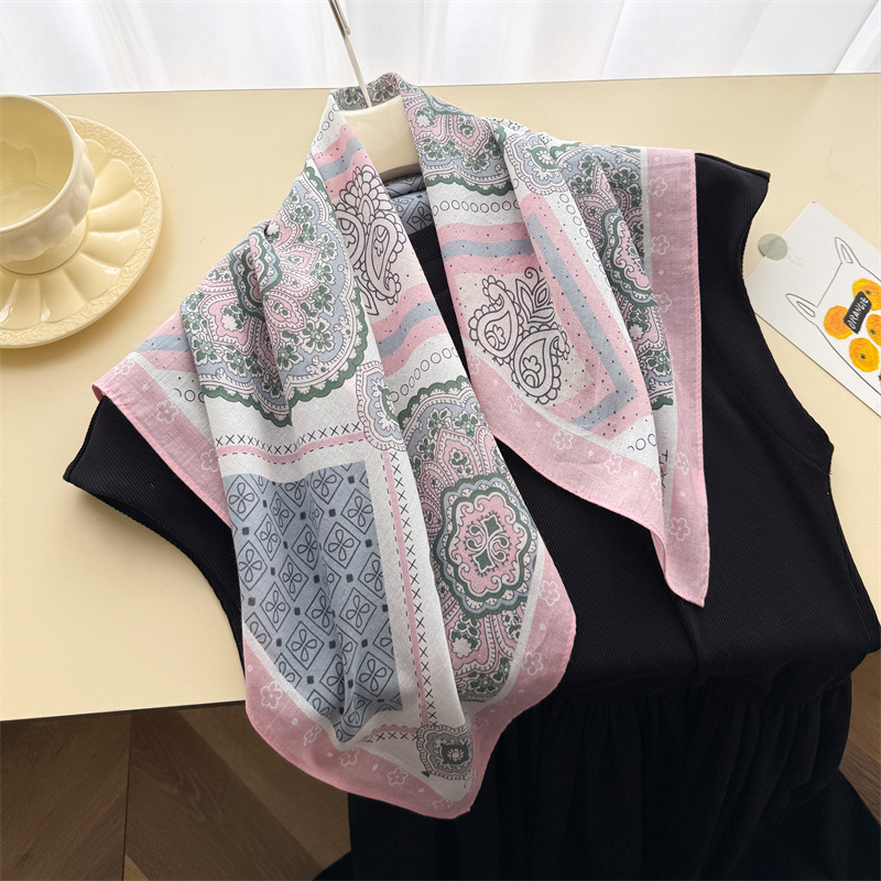 Cotton Luxury Scarf Hijab Fema - Bandana Cotton ulasan dan harga